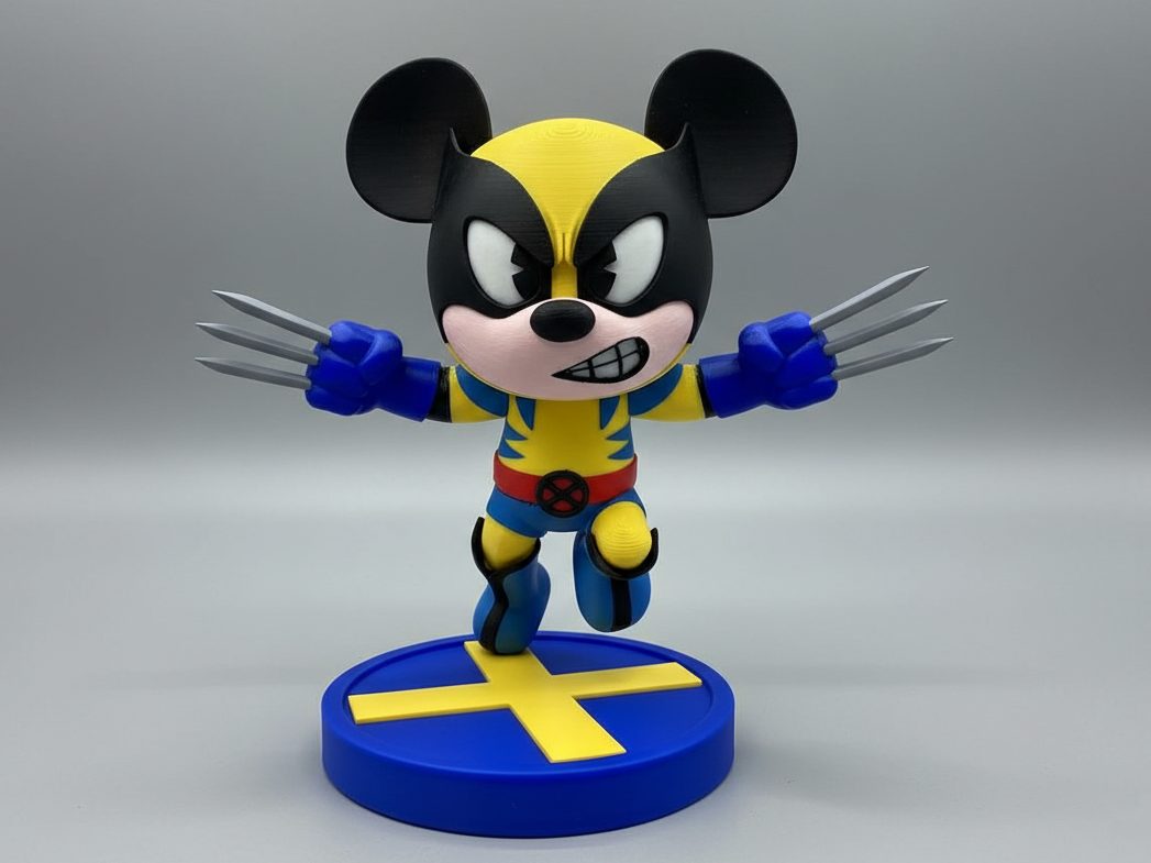 Mickey Mouse Wolverine multi-part — vue 1