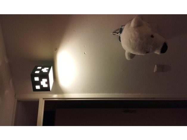 Minecraft Creeper Big Room Wall Light Lamp 2028321 — vue 2
