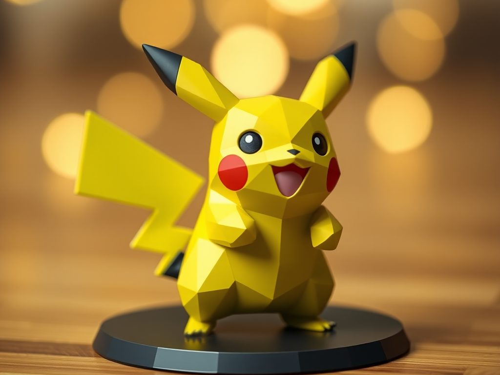 Mini Pikachu Figurine — vue 1
