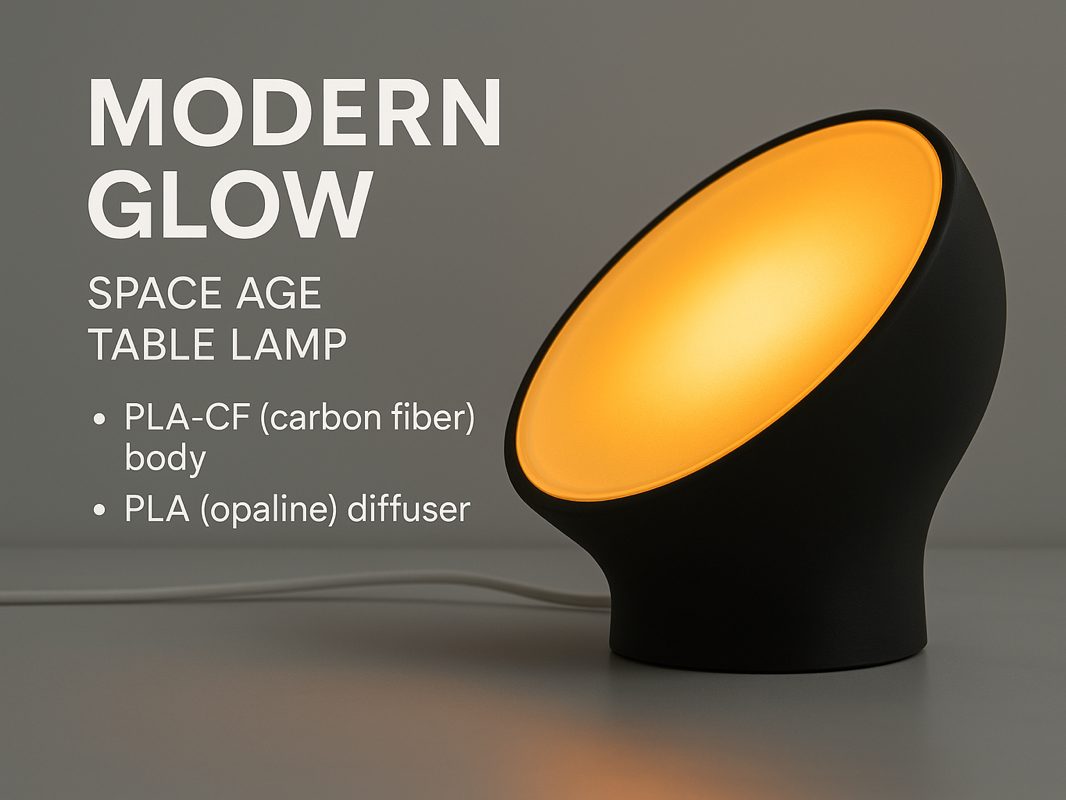Modern Lampada – Space Age Table Lamp — vue 1