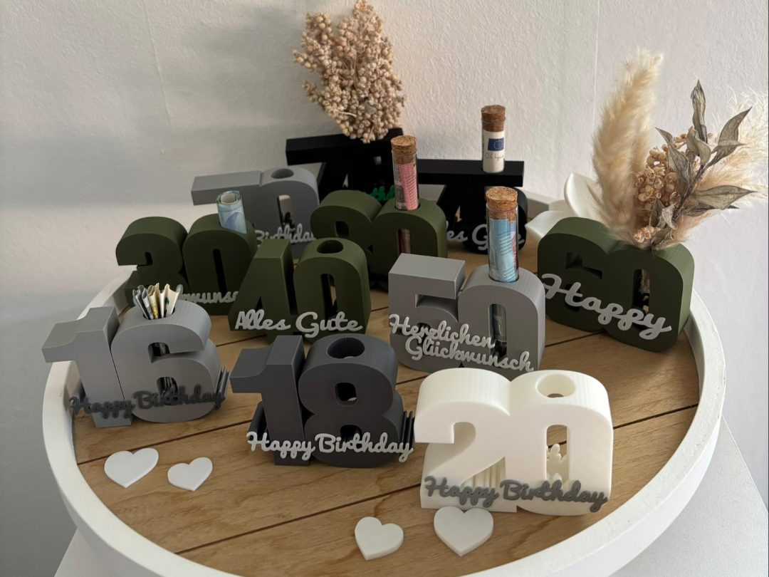Money Gift Numbers–Birthday /Anniversary Gift Idea — vue 1