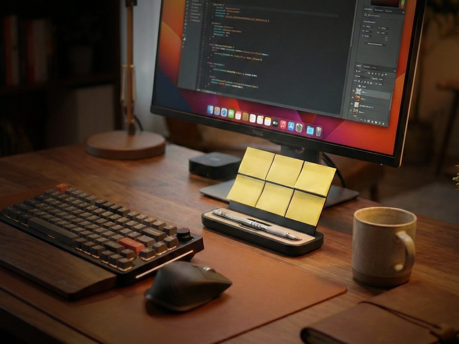 Monitor Note Dock — vue 1
