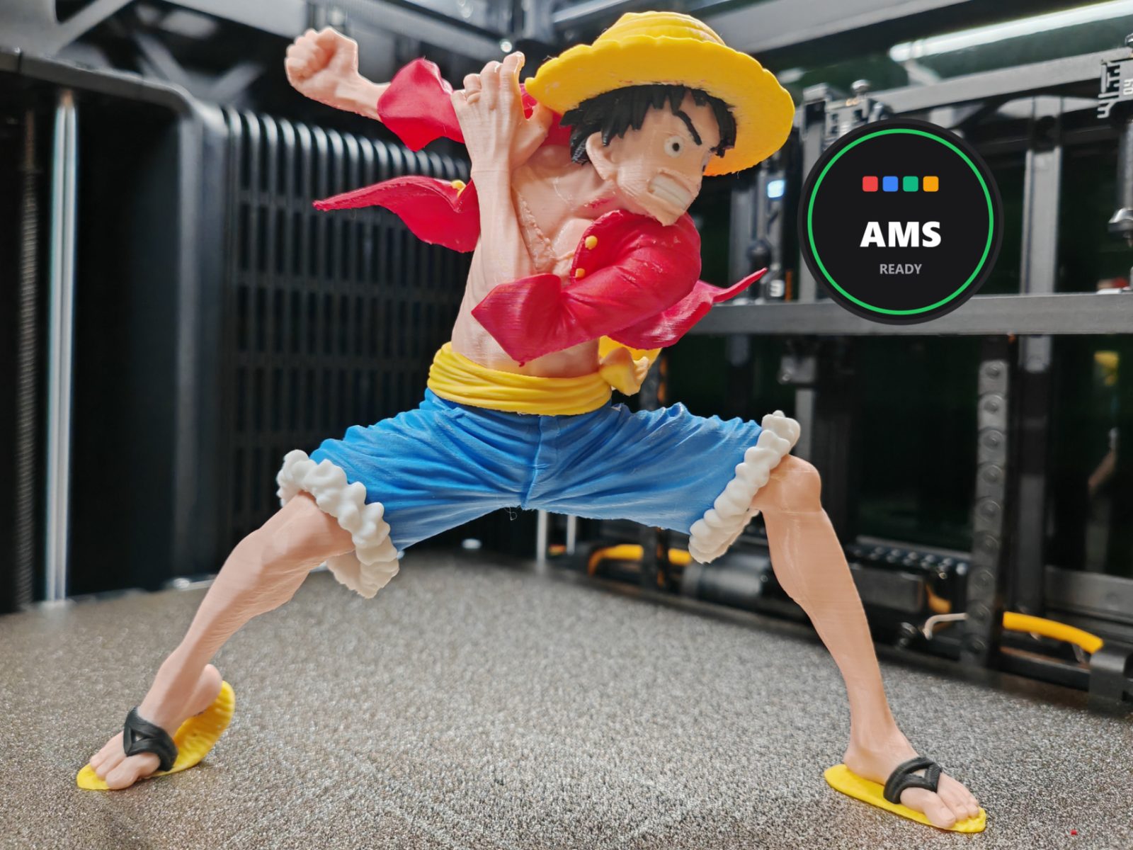 Monkey D. Luffy (Gomu Gomu Combat Stance) - AMS — vue 1