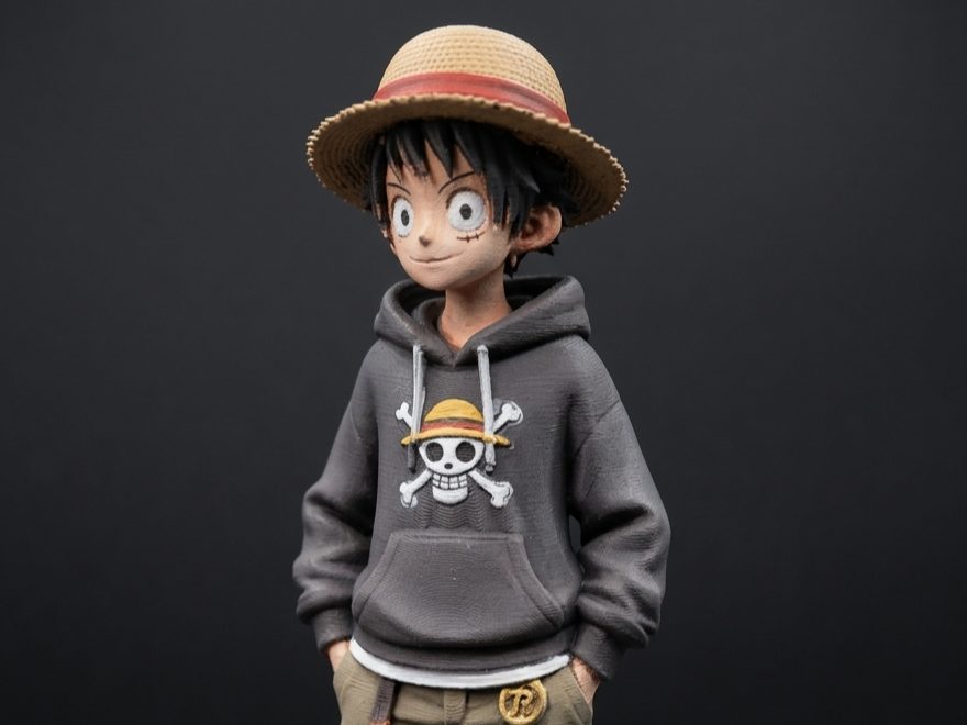Monkey D Luffy Urban style — vue 1