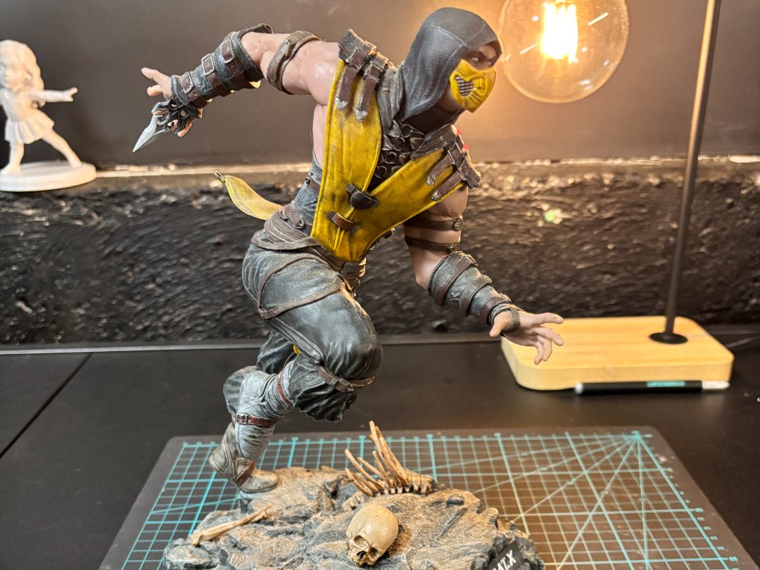Mortal Kombat X Collectors Edition Scorpion Statue — vue 1