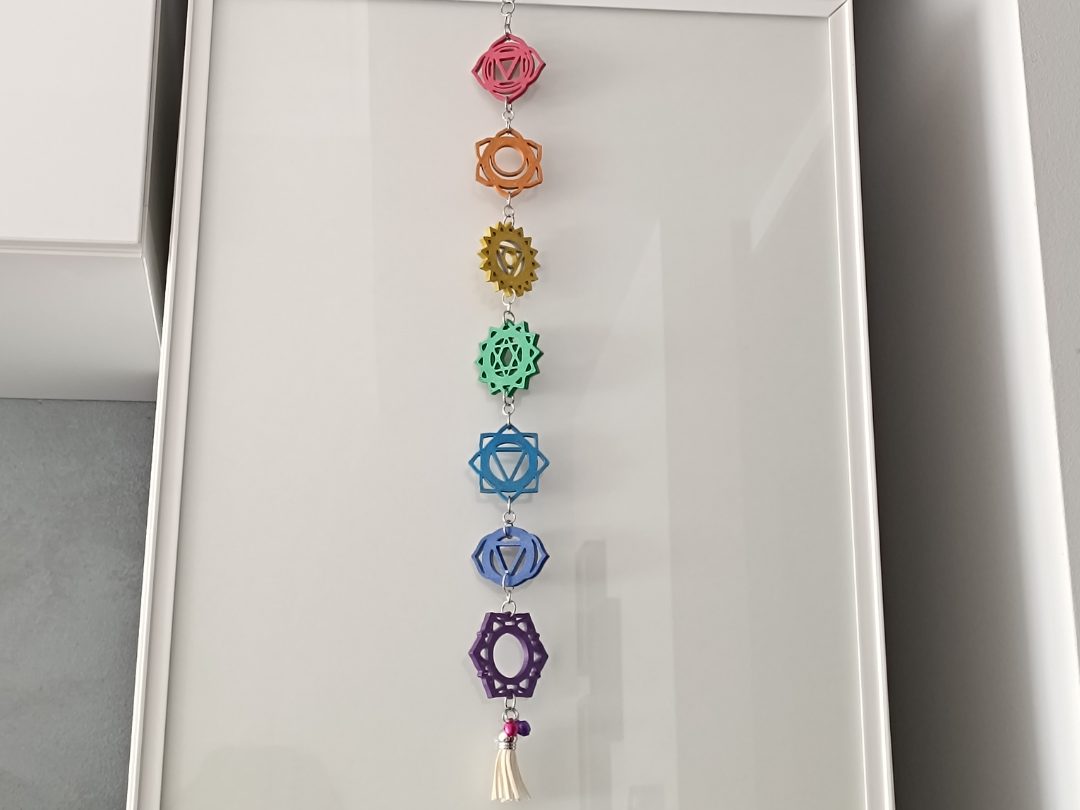 Móvil colgante de los 7 Chakras — vue 1