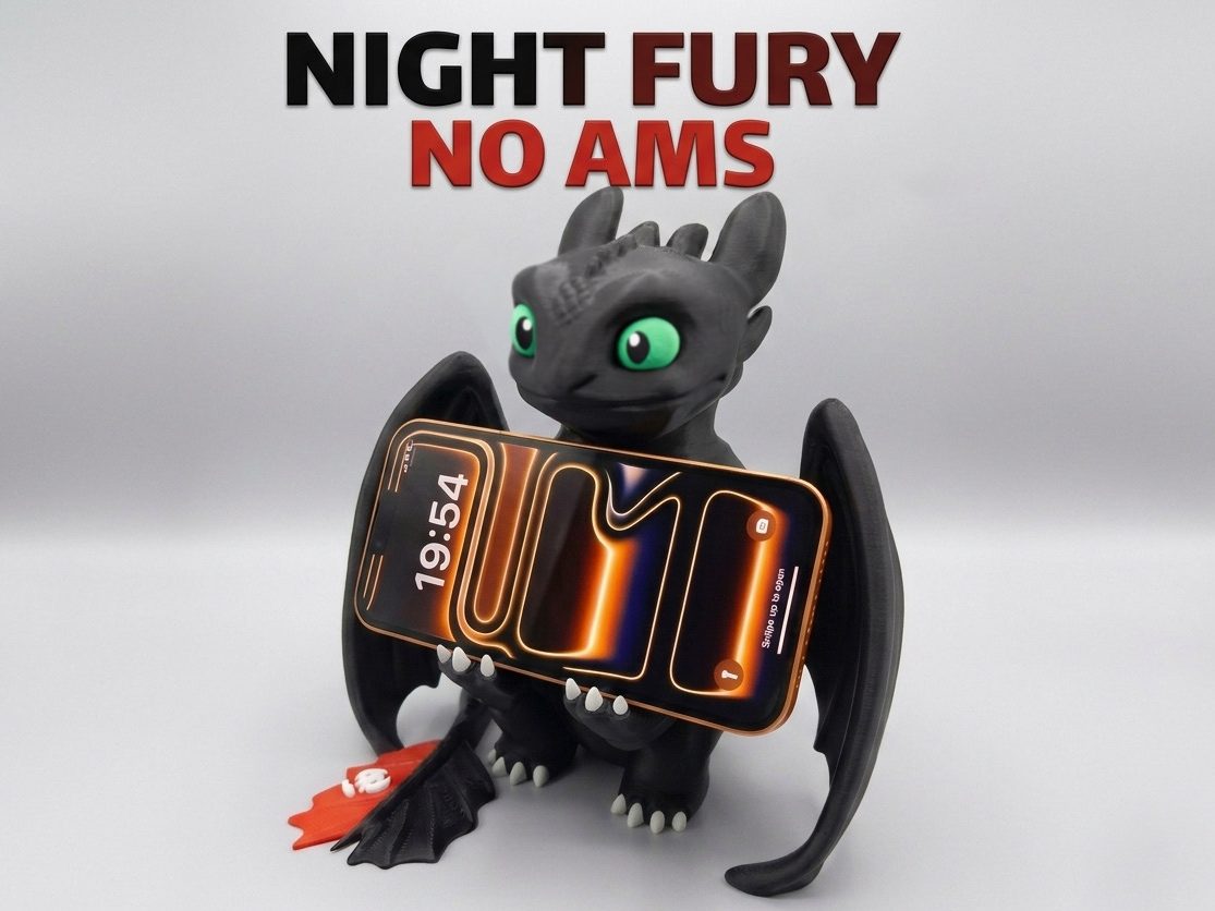 Night Fury Ps5 Controller / Handy / Vape Stand — vue 1