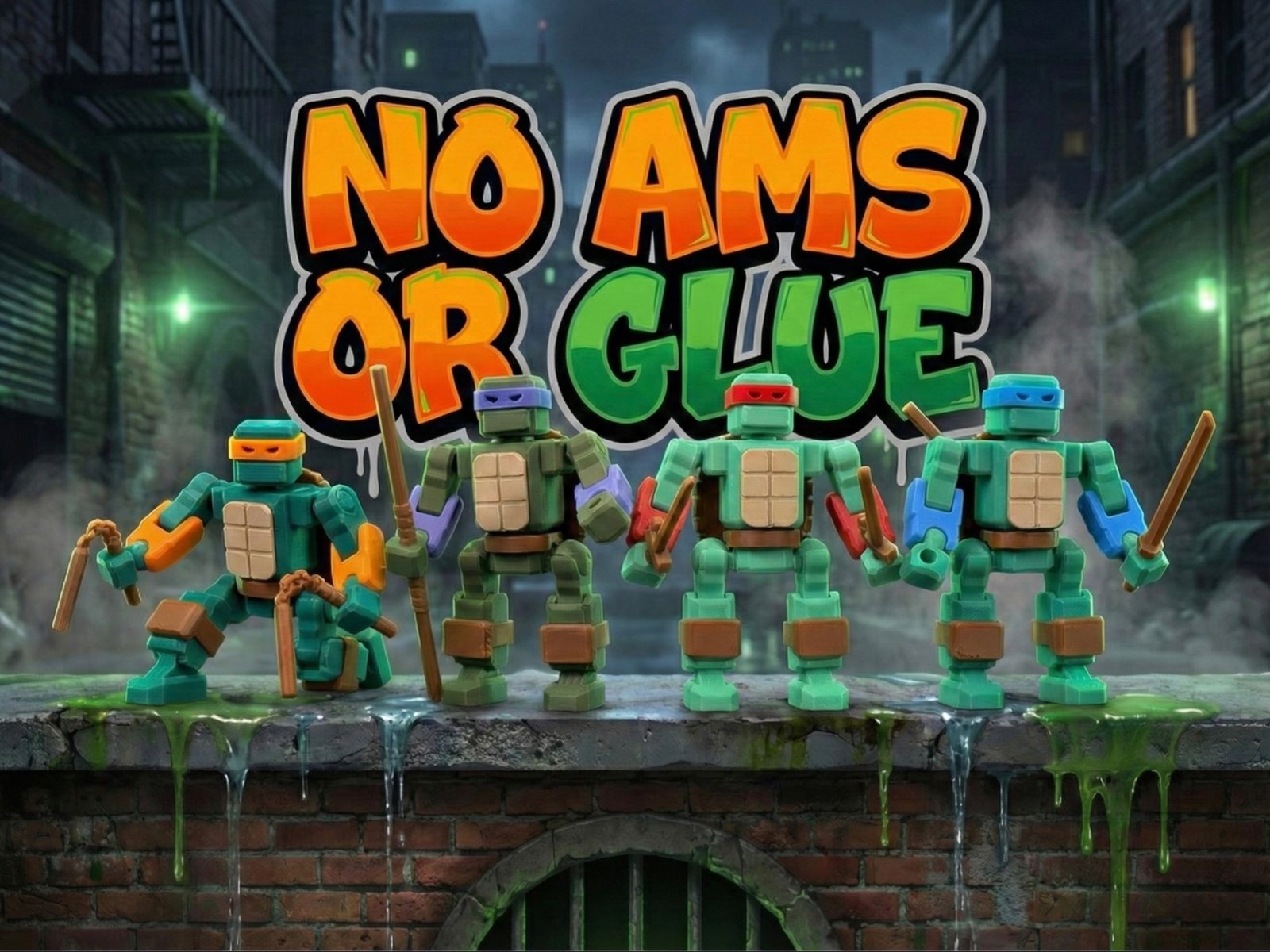 Origin-Zero Ninja Turtle Mecha — vue 1