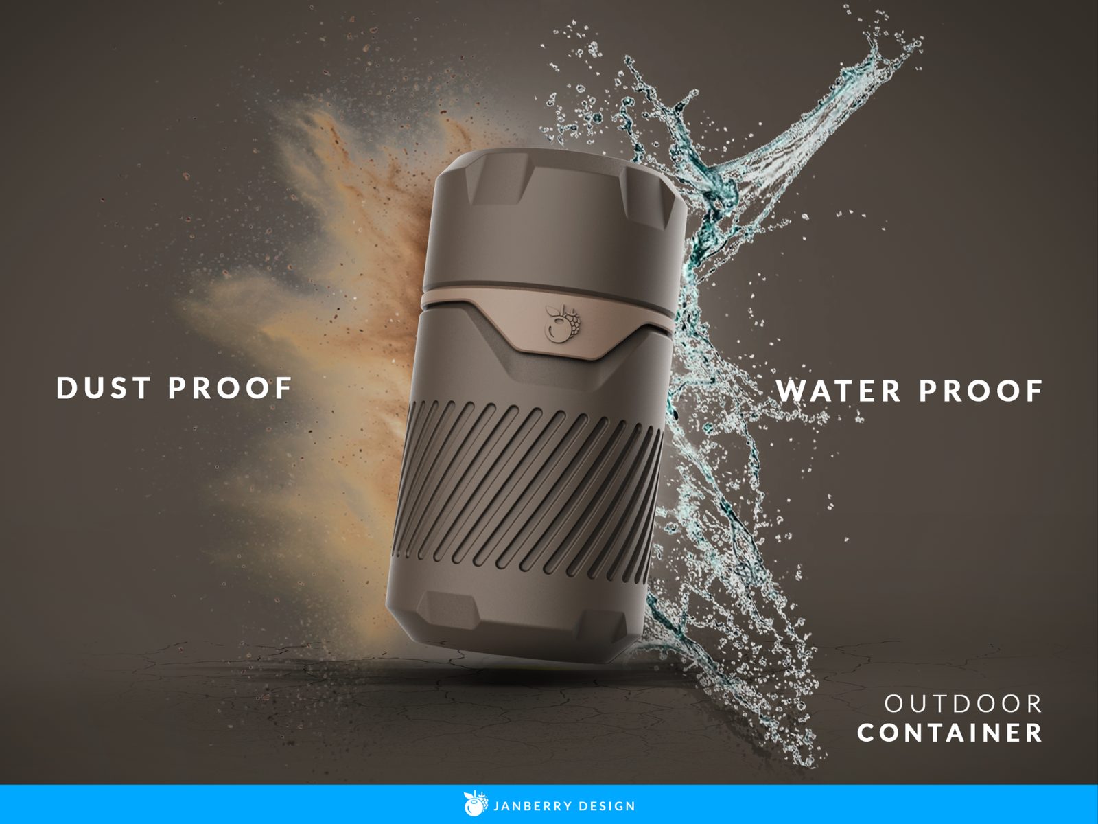 Outdoor Container - Robust and Waterproof — vue 1