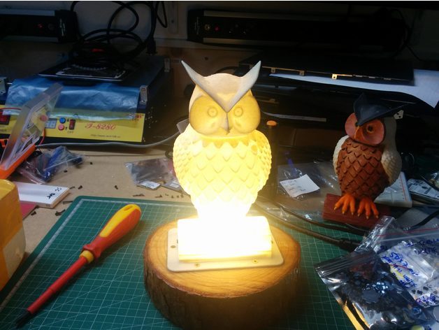 Owl LED Lamp — vue 26