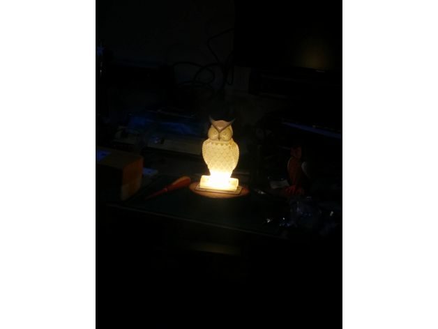 Owl LED Lamp — vue 28