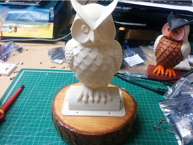 Owl LED Lamp — vue 35
