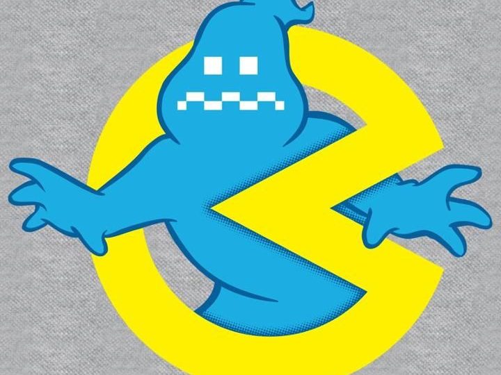 Pac-Man Ghostbuster Mashup Logo — vue 1