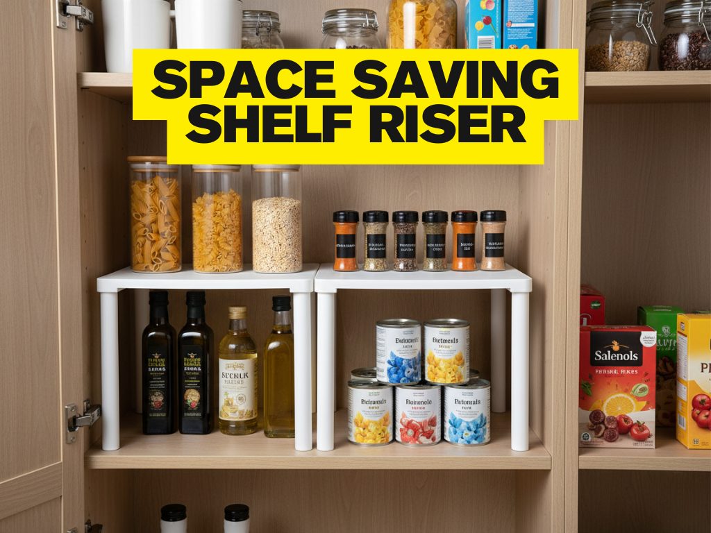 Pantry Shelf - Space Saving Cabinet Riser Storage — vue 1