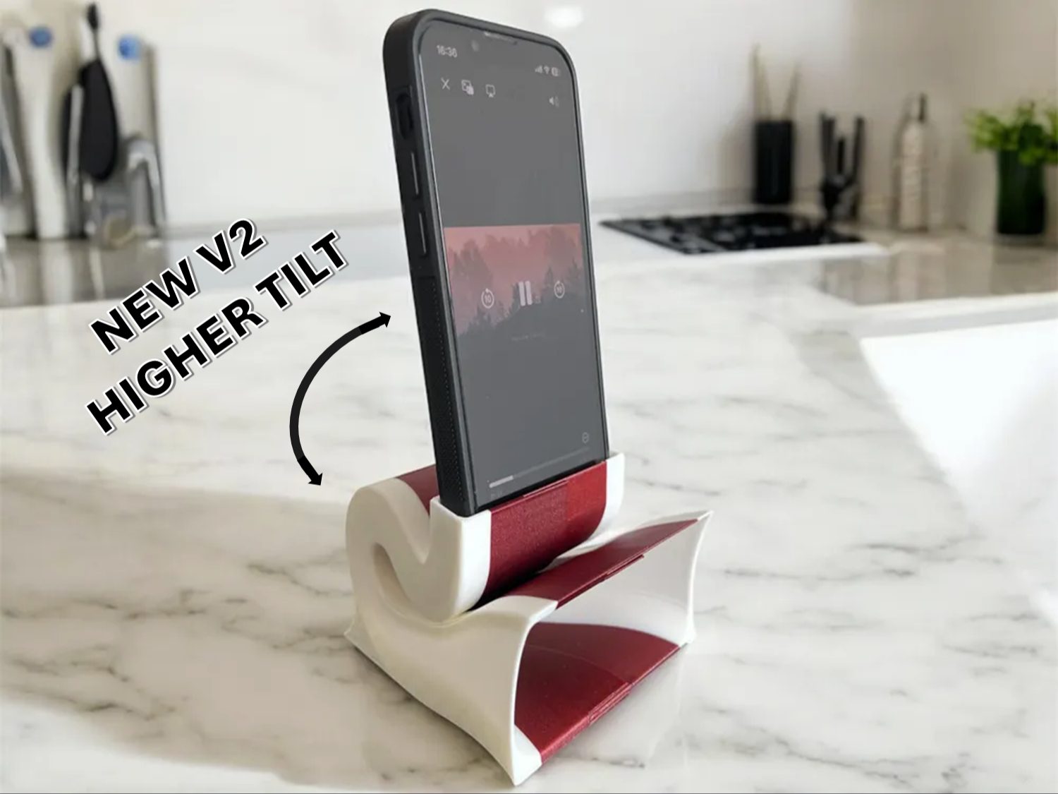 passive Phone speaker - adjustable — vue 1