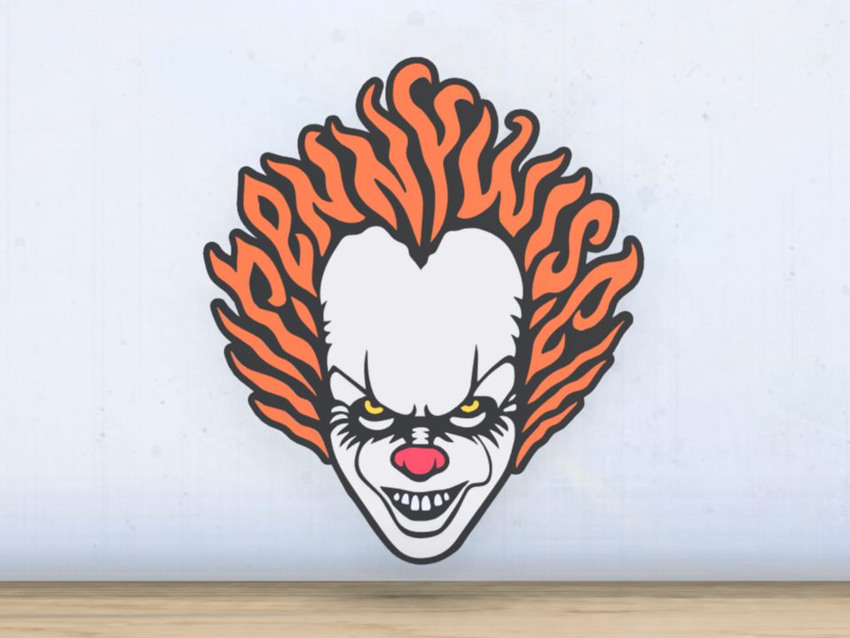 Pennywise - Layered - Word Wall Art — vue 1