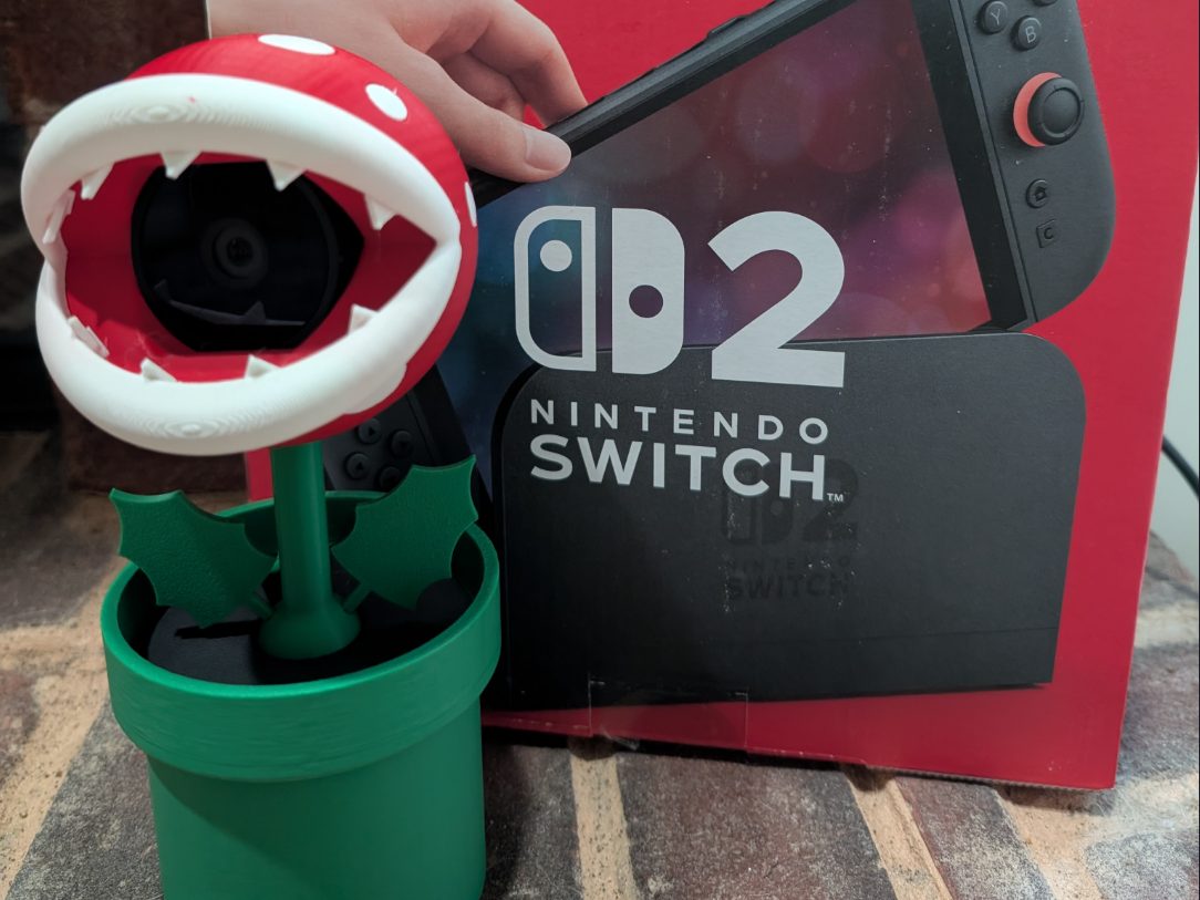 Piranha Plant - Switch 2 Camera Cover — vue 1