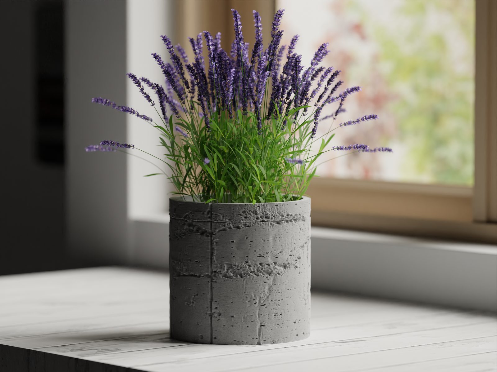 Plant Pot Planter Concrete 1 — vue 1