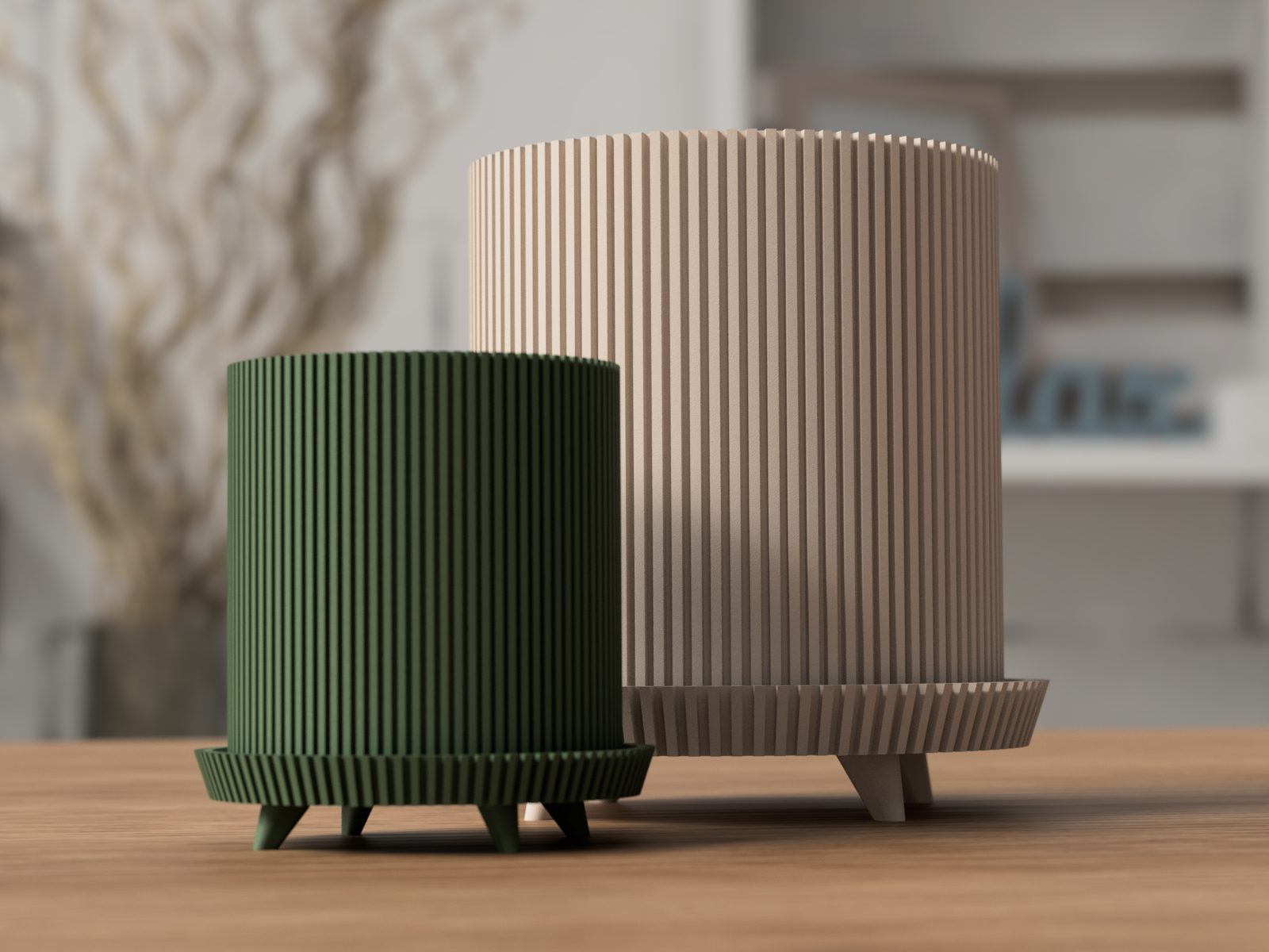 Planter with legs — vue 1