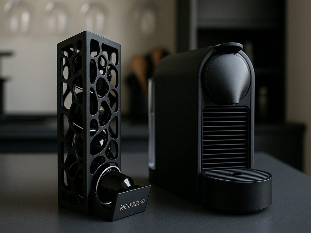 Porta Capsule Caffè Espresso Design Organico — vue 1