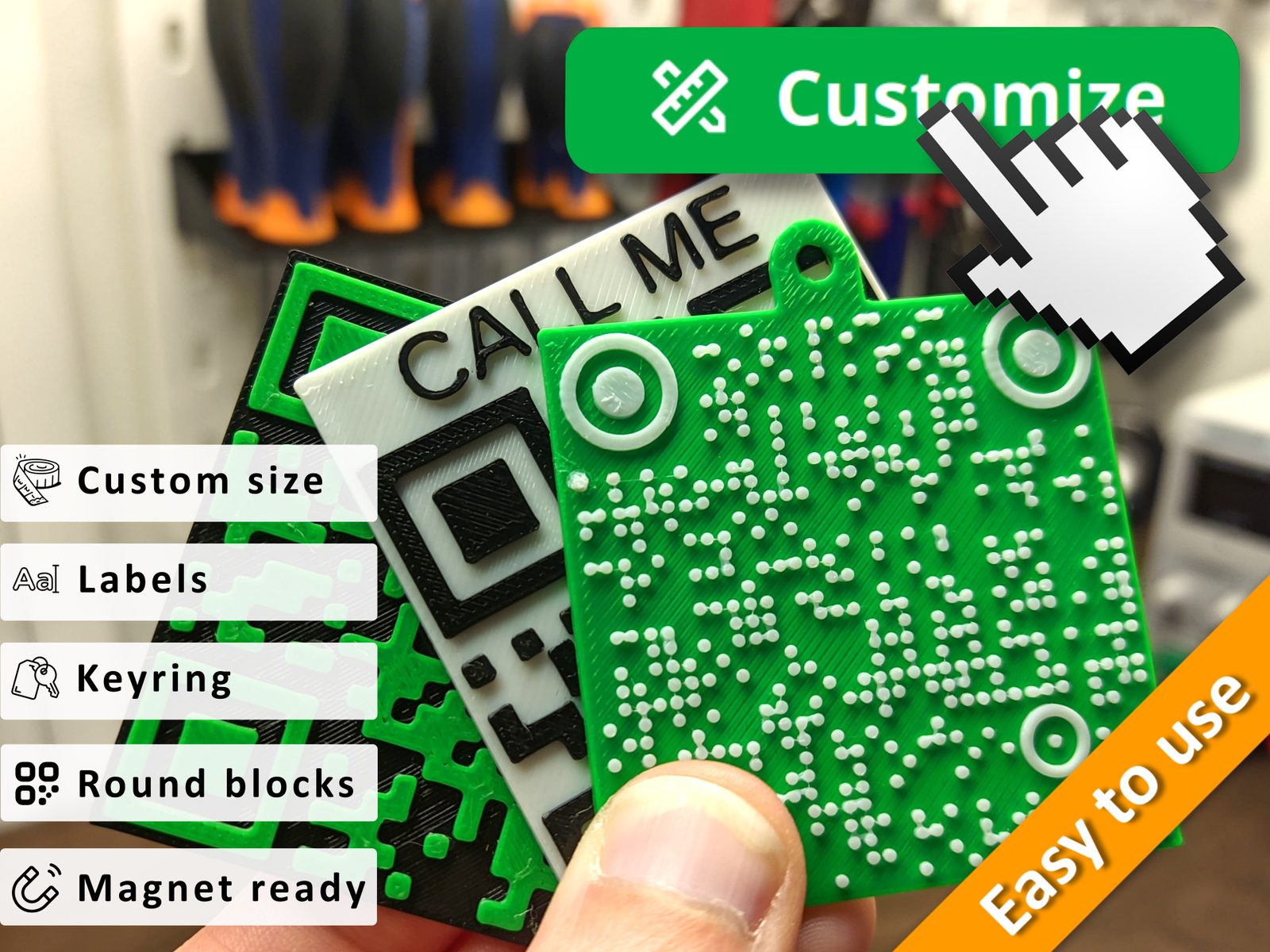 QR Code Generator (qrcode for mail, wifi, ect) — vue 1