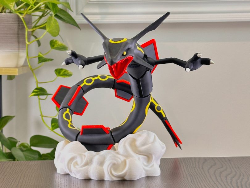 Rayquaza (Pokemon) Fully disassembled 23cm tall — vue 1