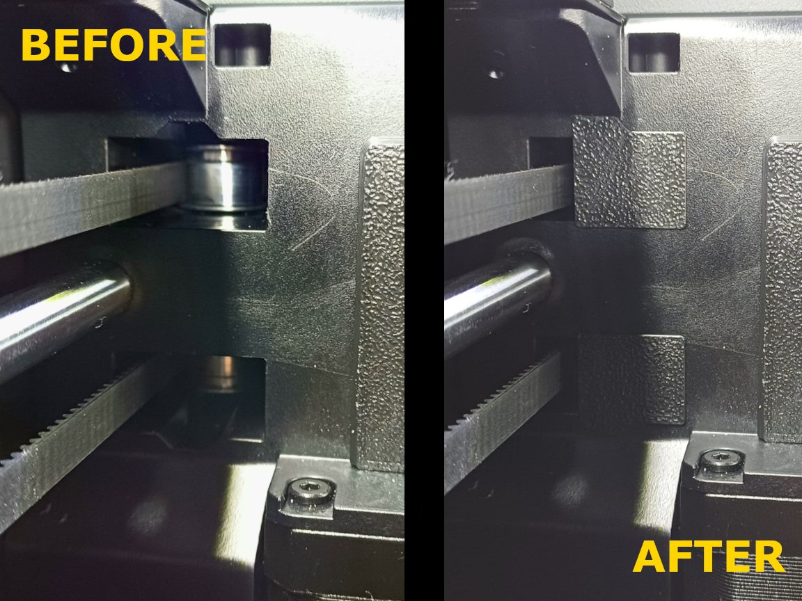 Rear Belt Hole Covers — vue 1