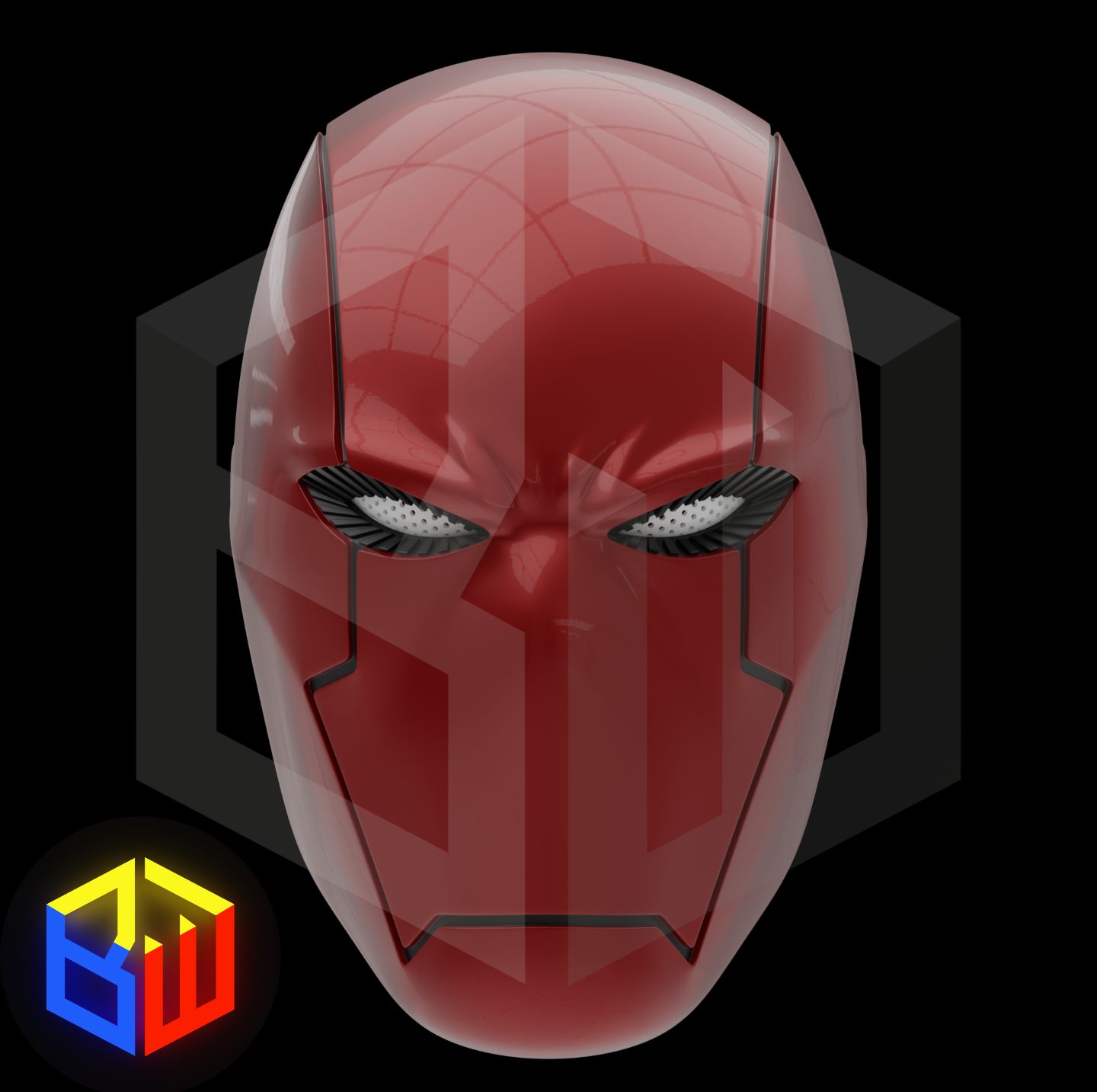 Red Hood New 52 Helmet — vue 1