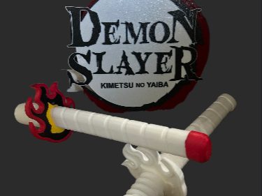 Rengoku Pool Noodle Katana — vue 1