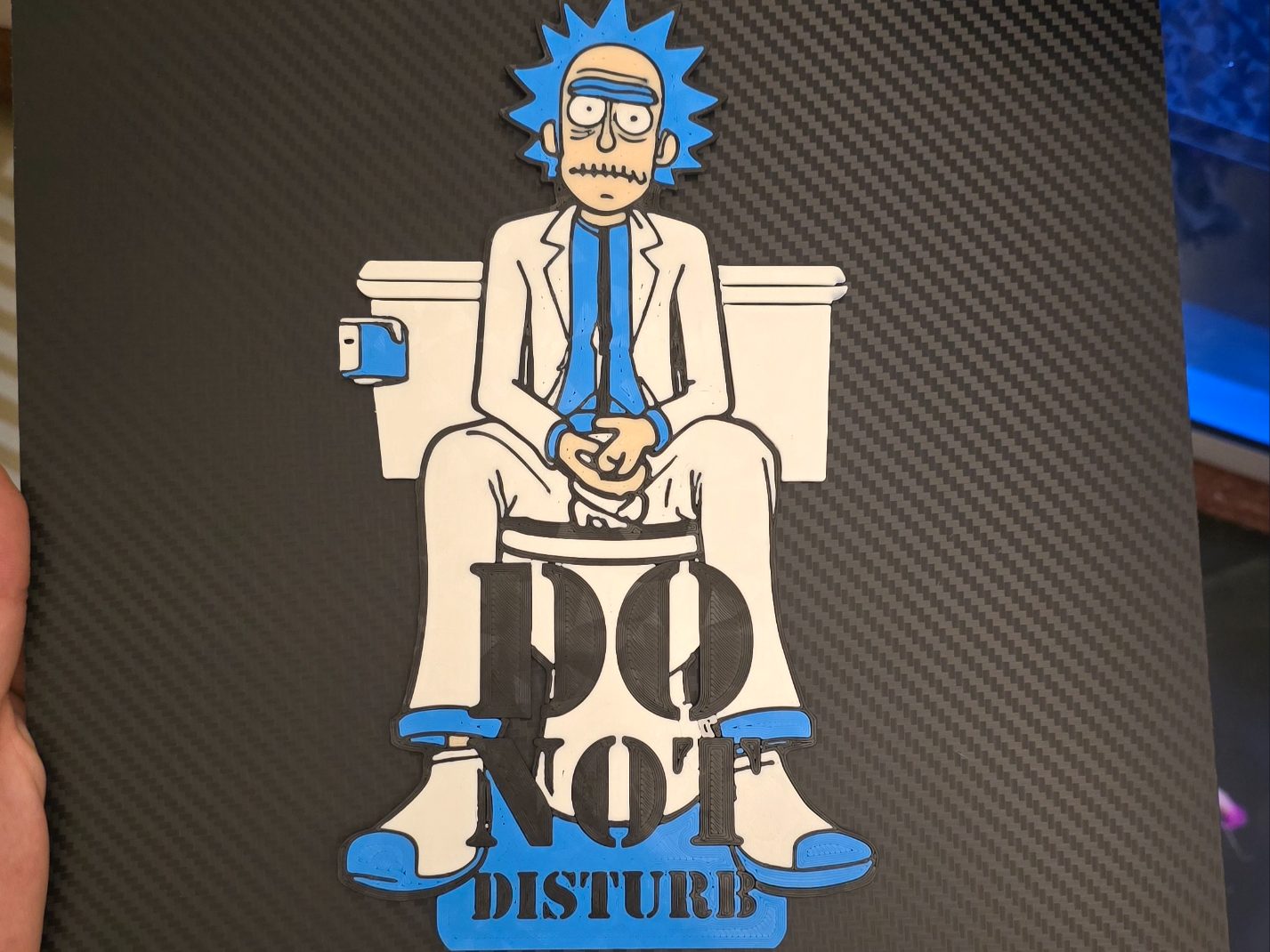 RICK BATHROOM - DO NOT DISTURB — vue 1