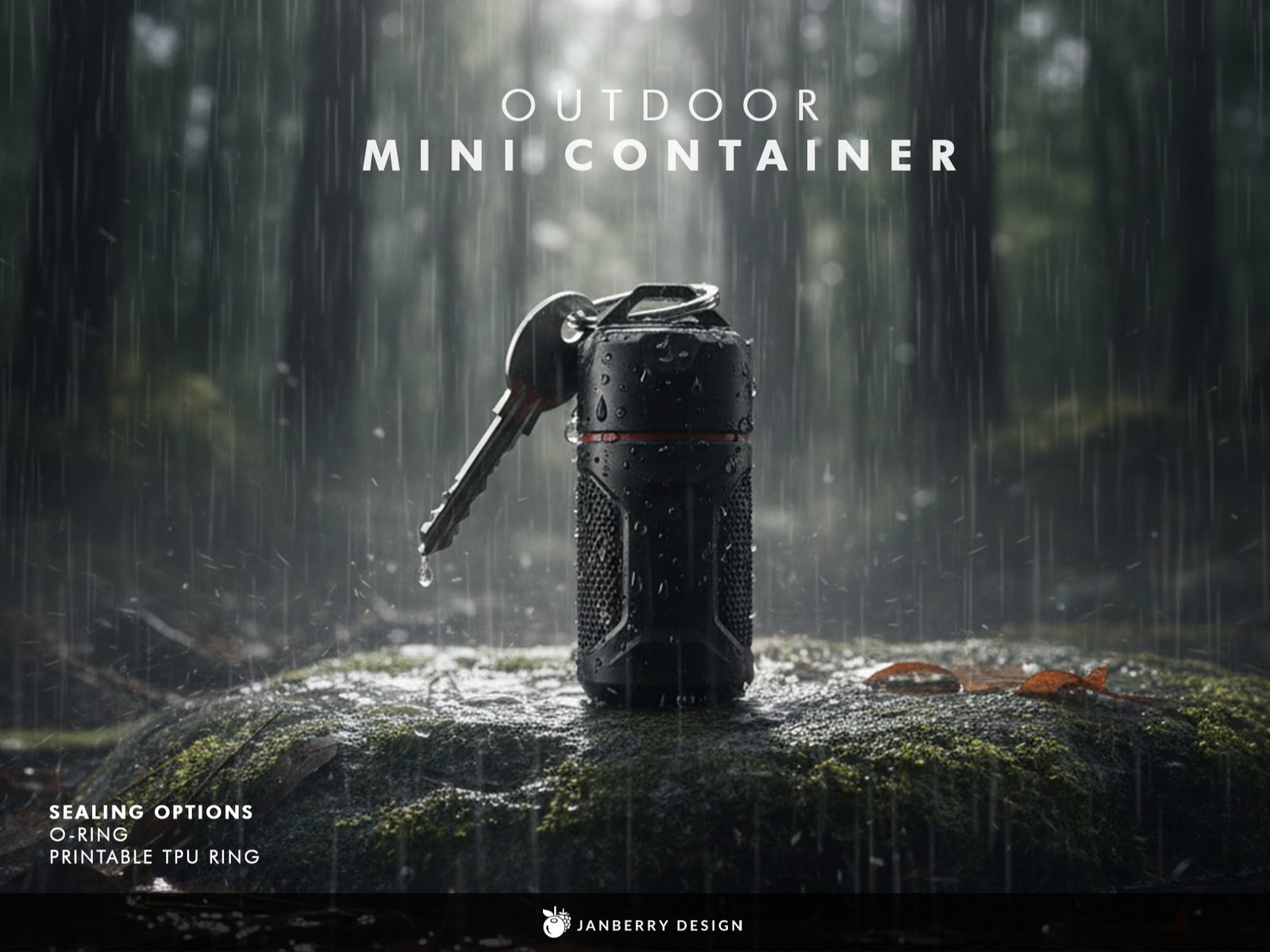 Robust Mini Outdoor Container - for Key Chain — vue 1