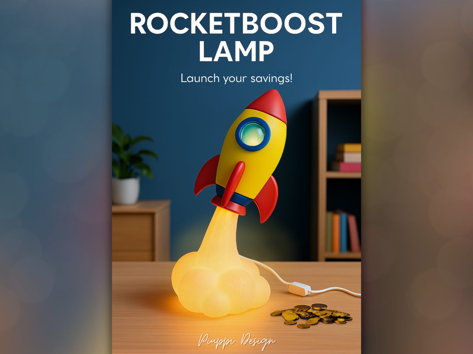 RocketBoost Lamp – Launch Your Savings — vue 1