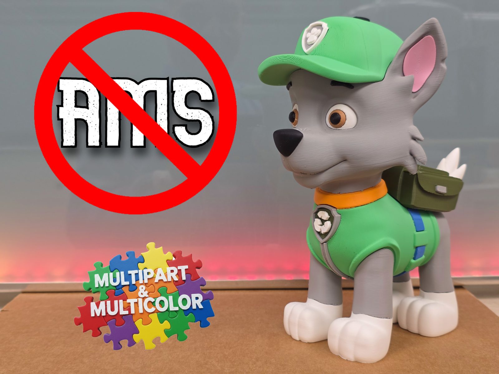 ROCKY PAW PATROL / & MULTICOLOR — vue 1