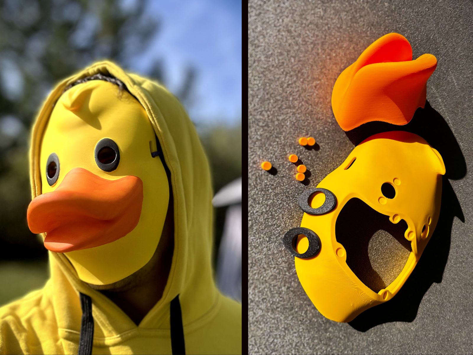 Rubber Duck Mask — vue 1