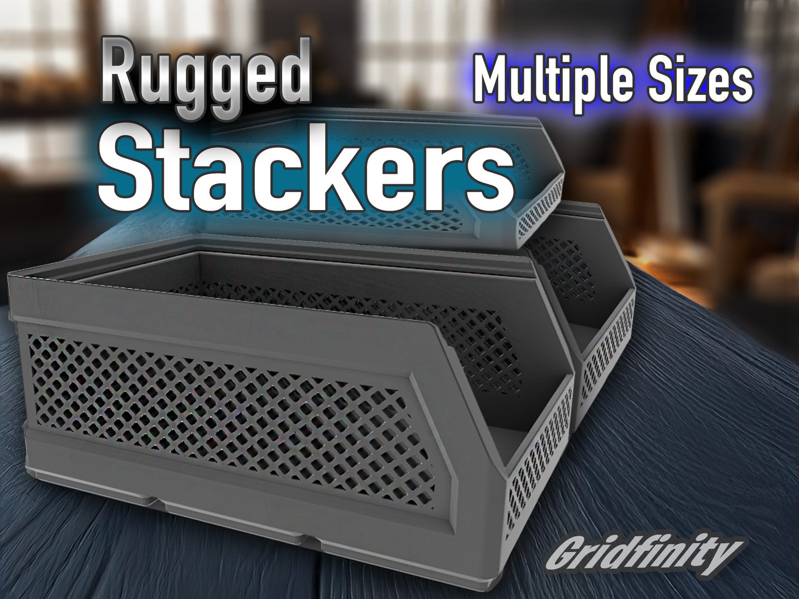 Rugged Stackers - Gridfinity Storage Bins — vue 1