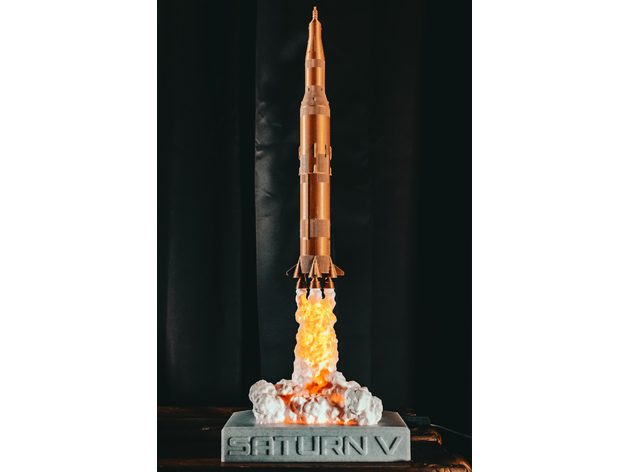 Saturn V Animated Display Lamp (2) — vue 2
