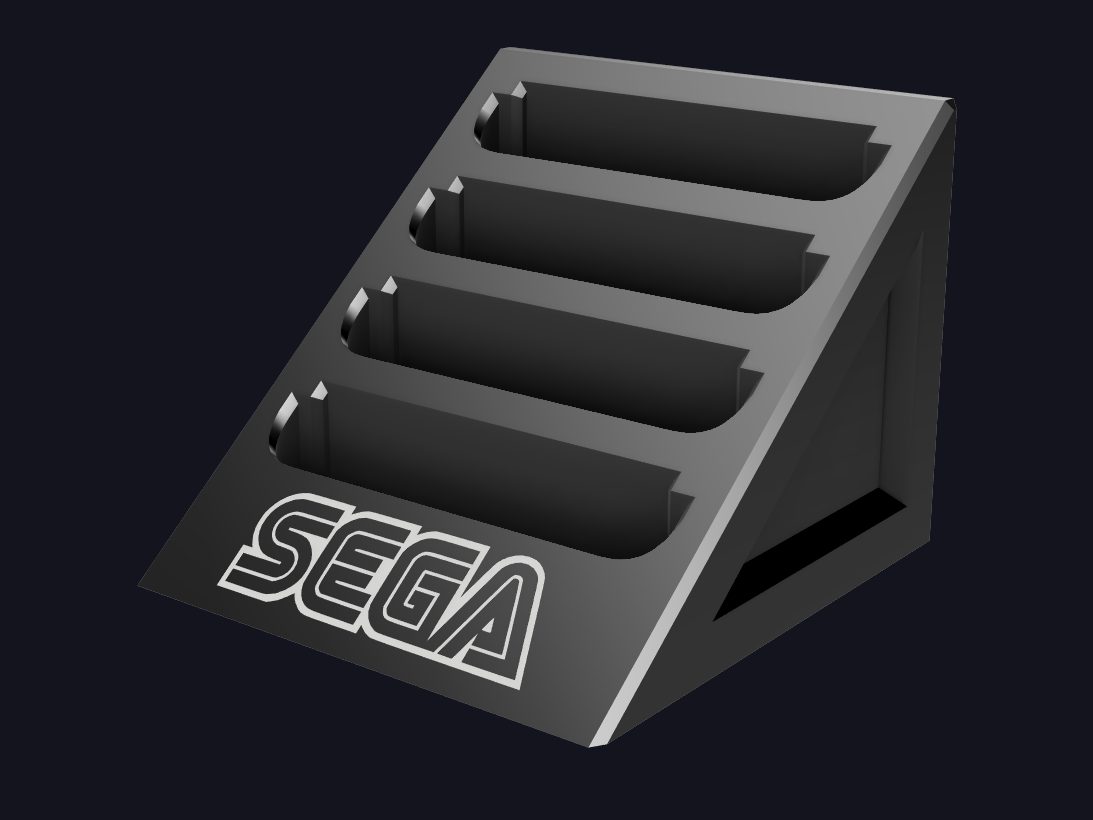 Sega Mega Drive / Genesis Cartridge Stand — vue 1