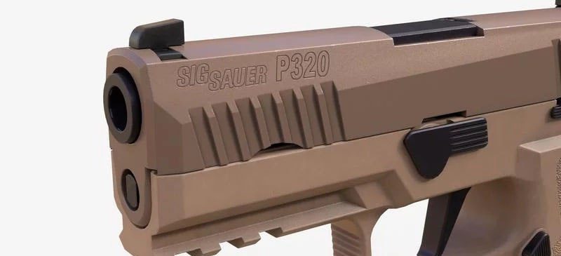 Sig Sauer P320 XCompact pistol — vue 1