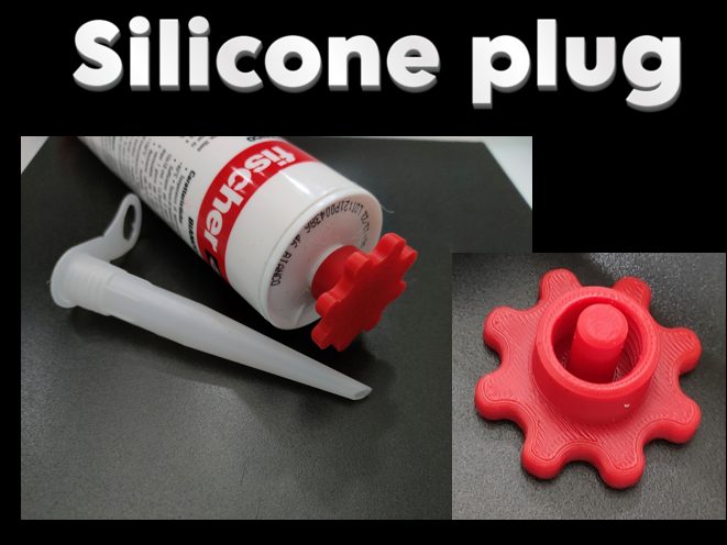 Silicone plug — vue 1