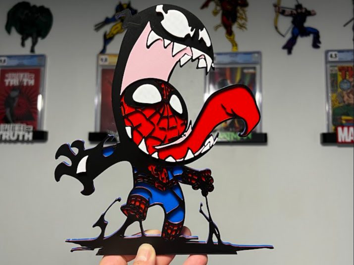 Skottie Young's Spiderman Venom Wall Art — vue 1
