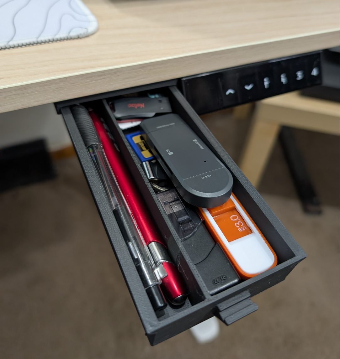 Small Under Desk Drawer — vue 1