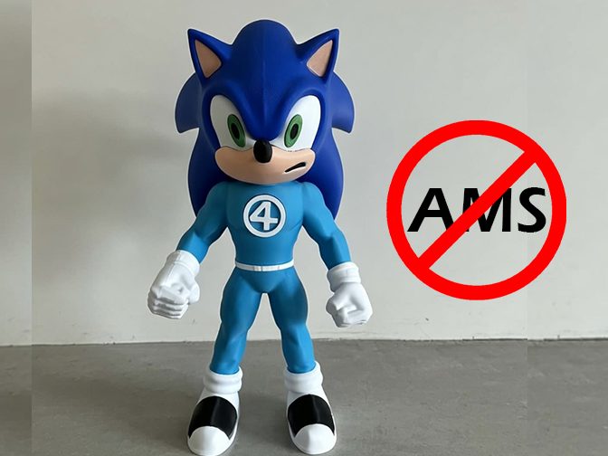 Sonic in Fantastic 4 costume — vue 1