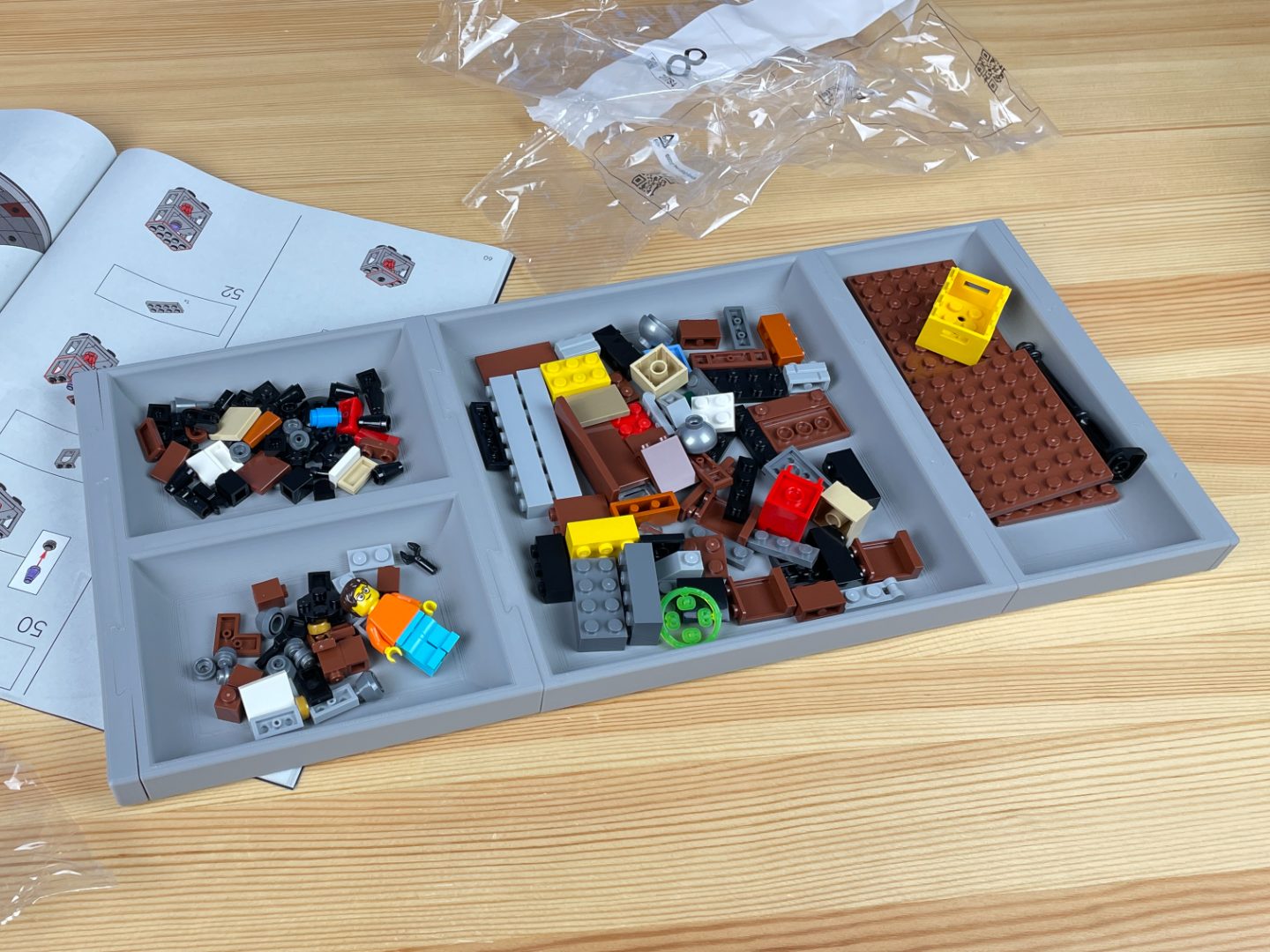 Sorting Tray for danish plastic bricks — vue 1