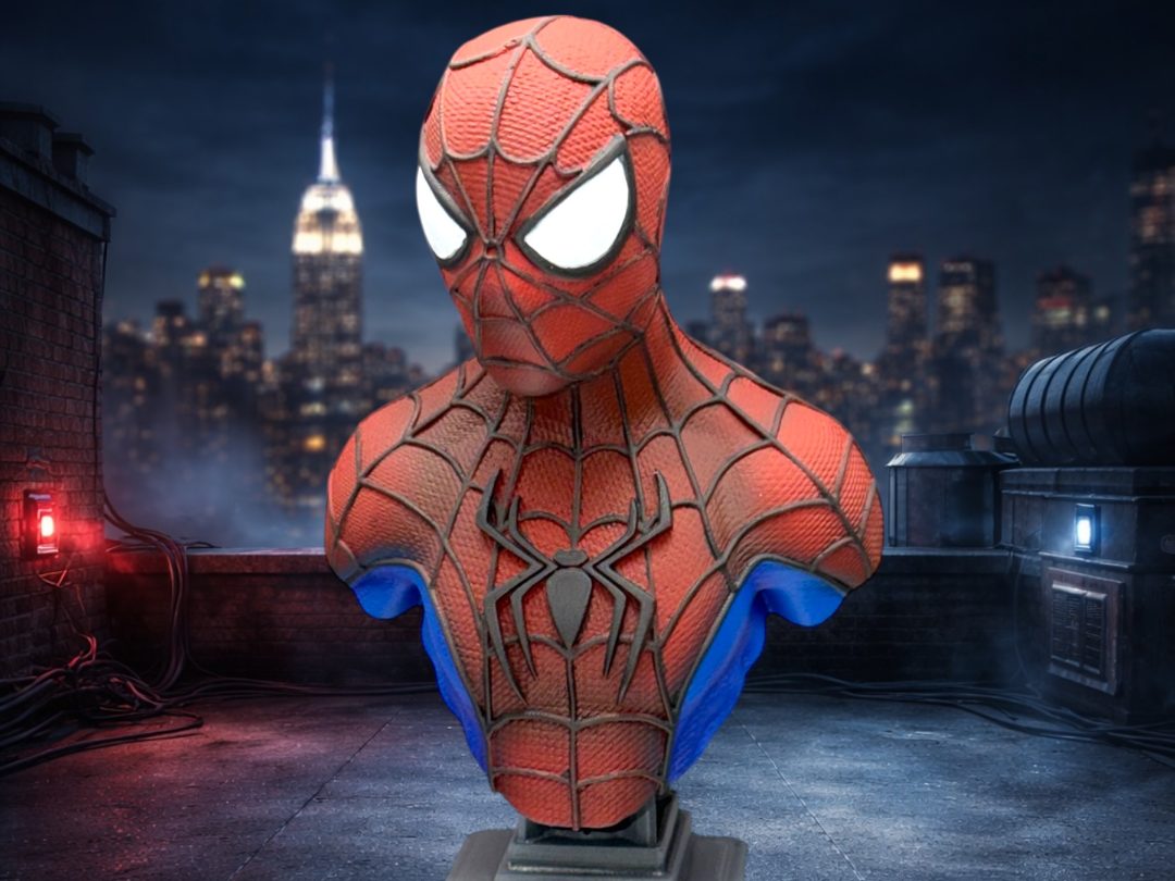 Spider-Man with Empire State Base — vue 1
