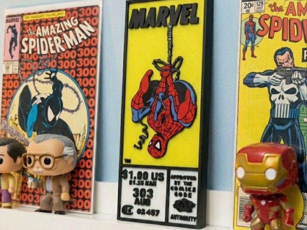 Spiderman Marvel Corner Box - Comic decoration — vue 1