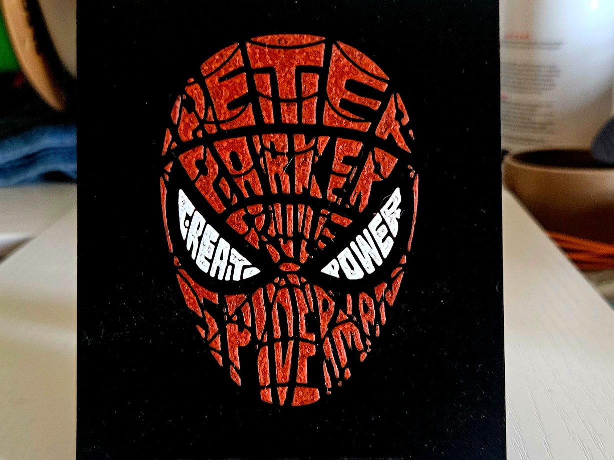 Spiderman-Peter Parker letters — vue 1