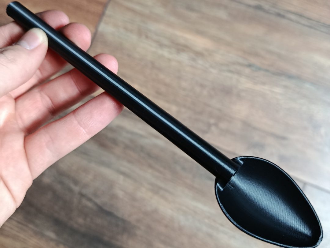Spoon Straw slush ice no supports long — vue 1