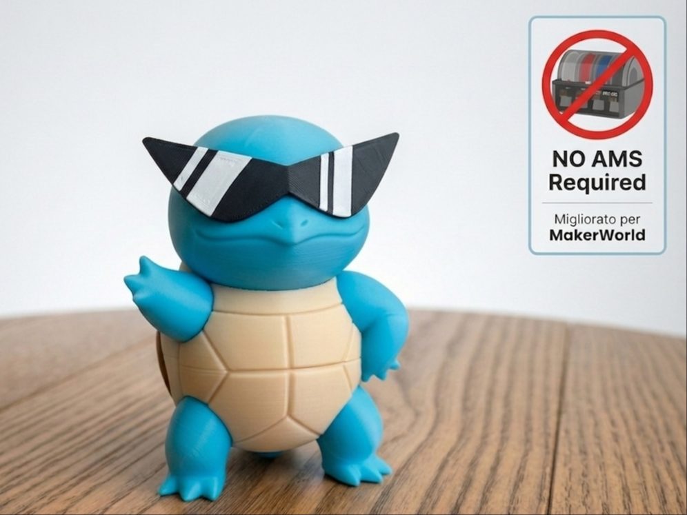 Squirtle Pokémon 007 宝可梦007杰尼龟。无AMS 拼装完成。 — vue 1