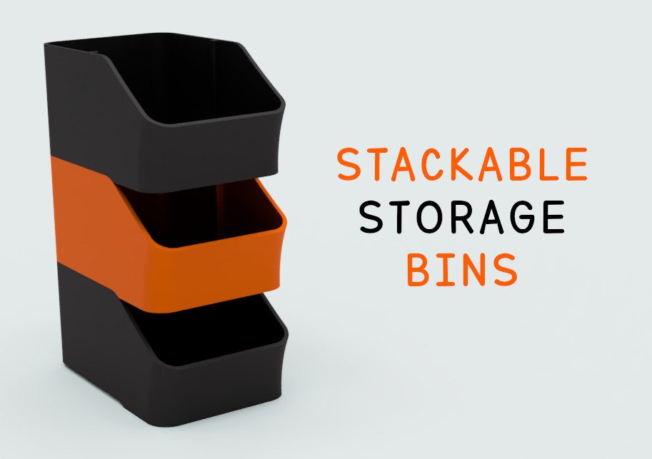 Stackable Storage Bins — vue 1