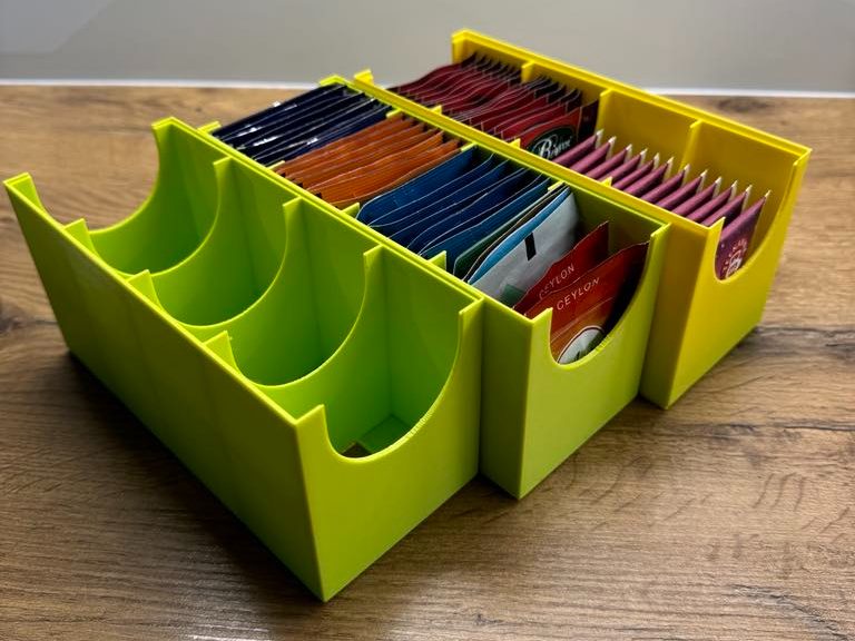 Stackable Tea Containers, Organizer — vue 1